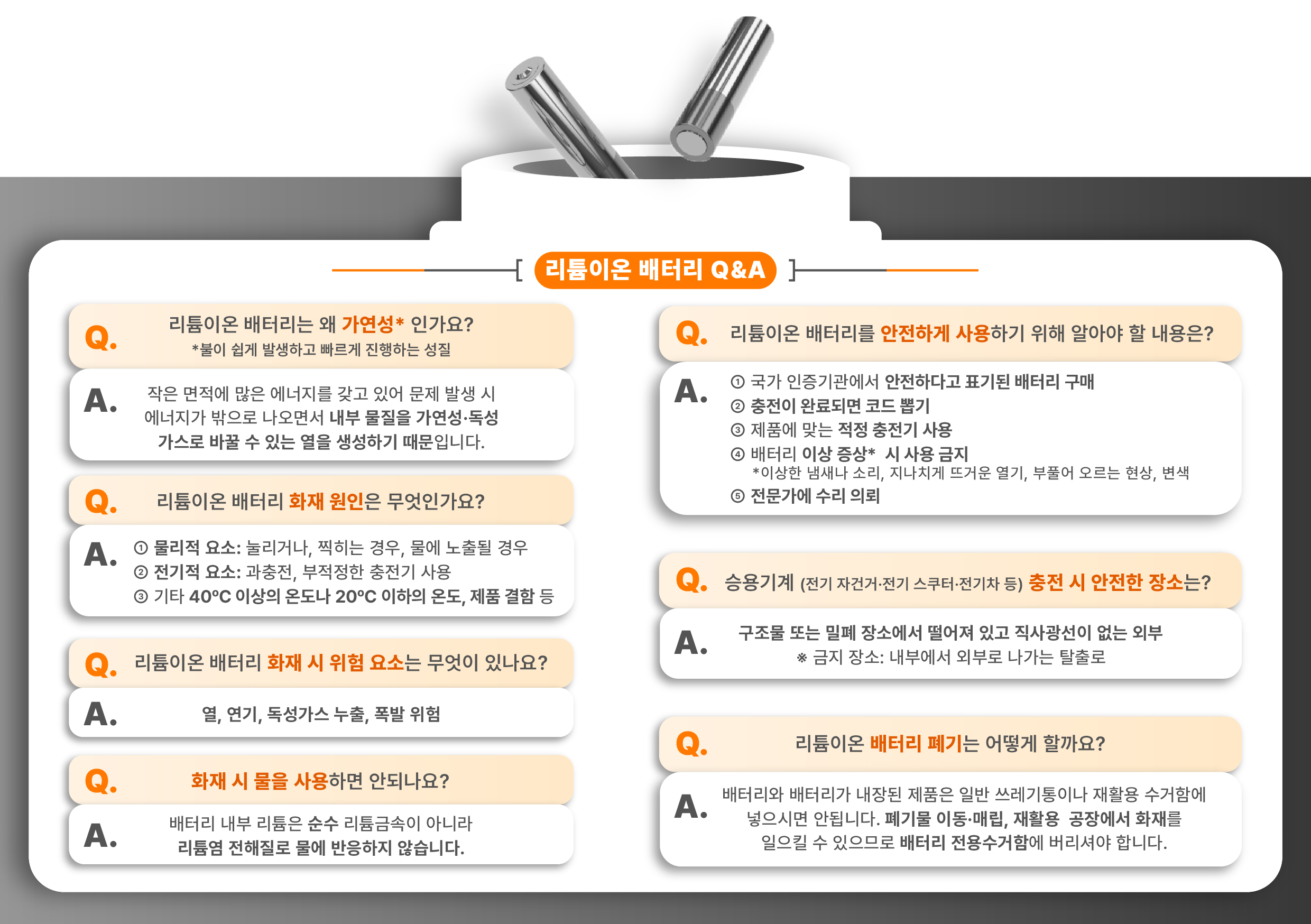 생활 속 리튬이온 배터리 안전상식 이미지 1