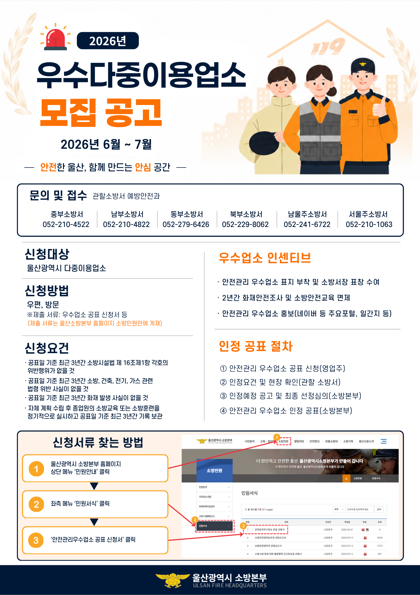 우수다중이용업소 신청 안내 이미지 1