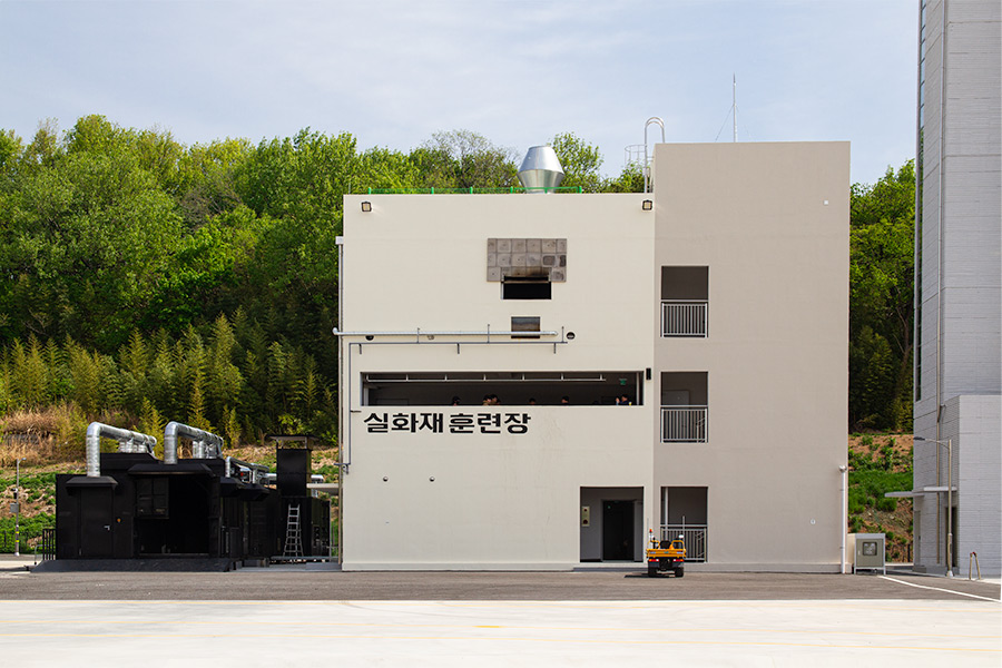 a real fire training ground